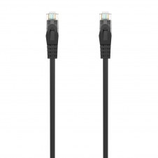 AISENS Cable de Red Latiguillo RJ45 LSZH Cat.6A 500 Mhz UTP AWG24, Negro, 30CM