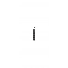 Gembird TSL-PS-S4U-01 regleta inteligente 4 salidas AC Tipo E 1,5 m 3 3680 W Negro