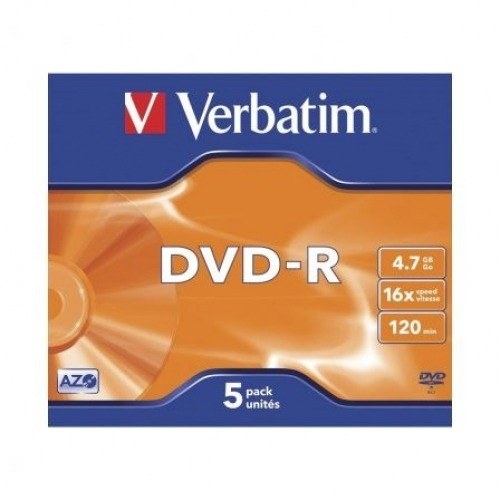 DVD-R Verbatim Advanced AZO 16X/ CajA5uds