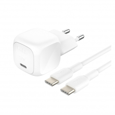 Belkin WCA009KQ1MWH-B6 cargador de dispositivo móvil Universal Blanco Corriente alterna Carga rápida Interior
