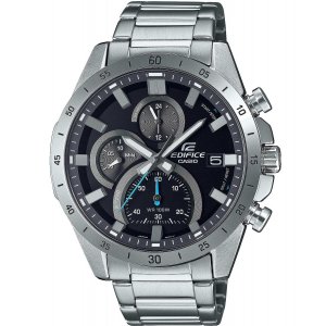 Reloj Casio Edifice Basic EFR-571D-1AVUEF, cronógrafo estándar, resistente al agua, 10 bares, acero inox