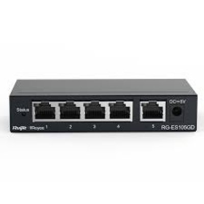 SWITCH RUIJIE REYEE RG-ES105GD 5-PORT 10/100 MBPS DESKTOP SWITCH