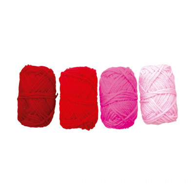 B.4UN OVILLOS LANA 8GR NIEFENVER ROJO 1100104