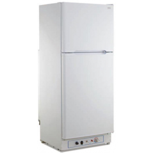 Frigorífico de gas Vitrokitchen FG210BE, 163 x 60 x 74 cm, de 265 litros, frigo mixto gas y eléctrico, Butano y Propano, frigorífico de 2 puertas, ref: FG210BE, de color blanco