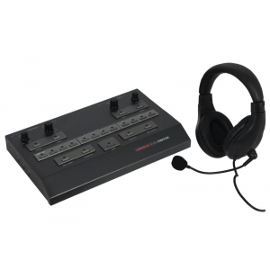 Base de sobremesa para 2 micrófonos de traducción simultánea Fonestar SCT-122M