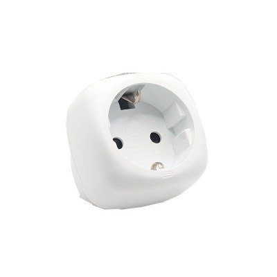 Adaptador Clavija Inglesa a Schuko con TT Incluye Fusible de 13A