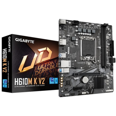 Placa base gigabyte h610m k v2 matx lga 1700 - 2x ddr5 - 2x sata 6gb - s