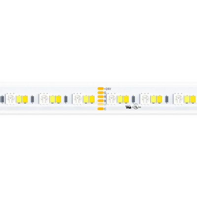 TIRA LED RGB+CCT 24Vdc 28,8W/m 60LED/m IP67 5m