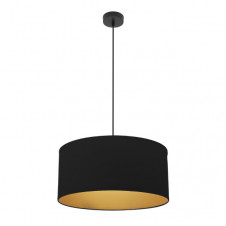 Colgante Anuska 1xe27 Negro/negro-oro Regx50x50 Cm