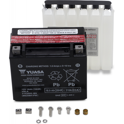 Baterías sin mantenimiento AGM de alto rendimiento YUASA YTX20HL-BS-PW(CP)