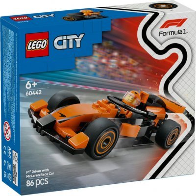 Lego city piloto de formula 1 con coche mclaren