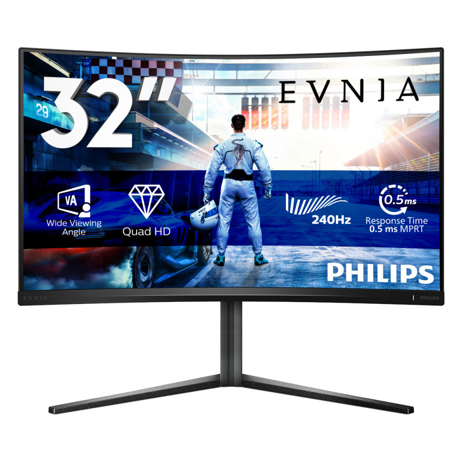 Evnia 5000 32M2C5500W/00 pantalla para PC 80 cm (31.5") 2560 x 1440 Pixeles Quad HD LCD Negro