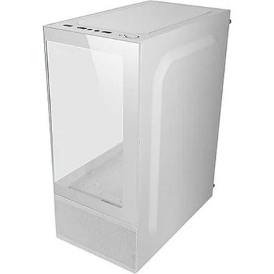 Caja ordenador mars gaming mcsew matx cristal templado blanco