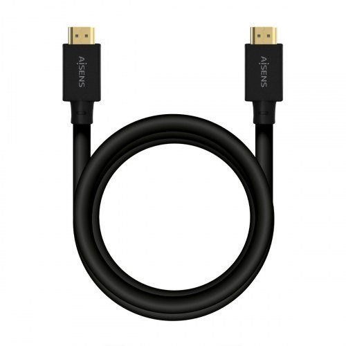 AISENS - CABLE HDMI V2.1 ULTRA ALTA VELOCIDAD / HEC 8K@60HZ 48GBPS, A/M-A/M, NEGRO, 5M