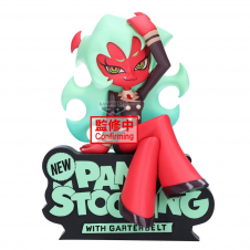 Figura banpresto new panty & stocking with garterbelt monitor top figz scanty 12cm