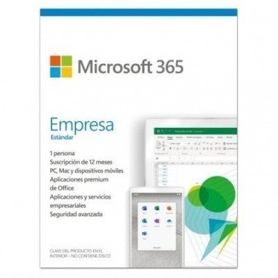 Microsoft Office 365 Empresa Estándar/ 1 Usuario/ 1 Año/ 5 Dispositivos