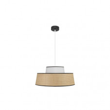 Colgante Jia 1xe27 Natural/blanco Regx50x50 cm