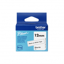 Brother BTAG-231 cinta para impresora de etiquetas Negro sobre blanco
