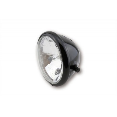 SHIN YO Bates Style 5 3/4 inch main headlight black glossy 222-023