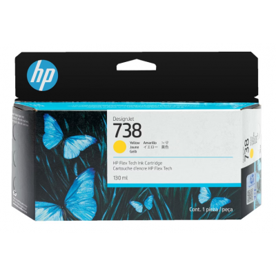 TINTA AMARILLA HP 738 130ML