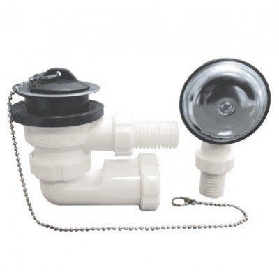 CONJUNTO BAÑERA SALIDA HORIZONTAL CODO AHORRO ESPACIO 1 1/2 Ø70MM