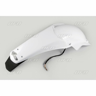 Guardabarros trasero + portamatrículas con LED UFO blanco Yamaha WR250F/450F YA03891#046