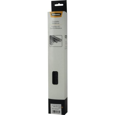 Espirales metálicas negras 10 mm Pack 25 Uds