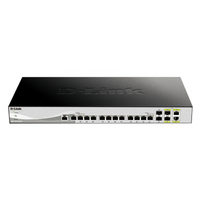 DXS-1210-16TC/E switch Gestionado L2 10G Ethernet (100/1000/10000) Gris