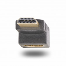 StarTech.com Adaptador HDMI 2.0 Acodado Hacia Arriba - Macho a Hembra - Adaptador HDMI en Ángulo Recto - Ahorrador de Puertos HDMI de Alta Velocidad
