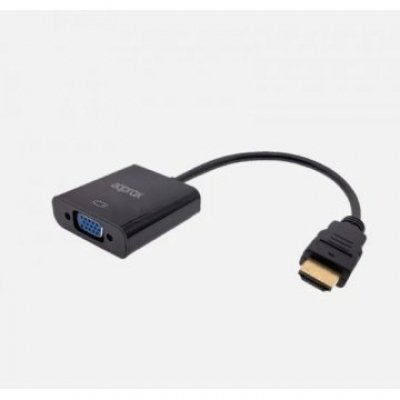 ADAPTADOR HDMI A VGA APPROX INTEGRA AUDIO Y ALIMENTACIÓN APPC11V3