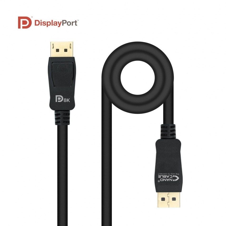 Cable DisplayPort 1.4 VESA 3m NANOCABLE