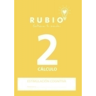 CUADERNO RUBIO A4 ESTIM.COGN.CALCULO 2 - Pack de 5 unidades