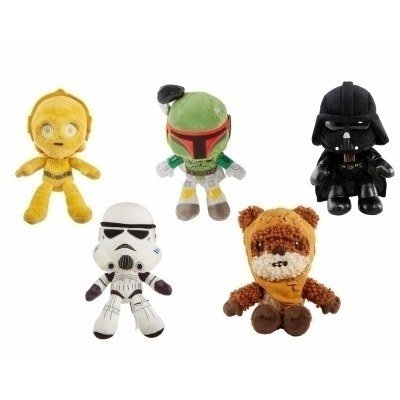 Surtido peluches mattel star wars 20 cm 6 unidades