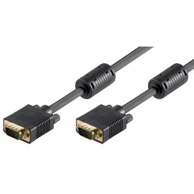 Cable VGA Monitor Macho-Macho Ferrita 3+4 5mts