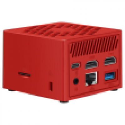 MINI PC LEOTEC INTEL N100 8GB 128GB M.2 WIN11 PRO PRE-INSTAL ROJO
