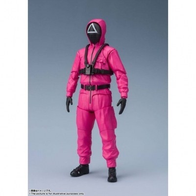 Figura tamashii nations masked soldier triangle sh figuarts squid game