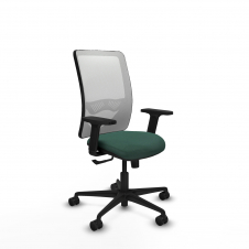 Piqueras y Crespo Zulema sincro malla blanca bali verde botella brazos 2D base nailon ruedas 65mm nailon