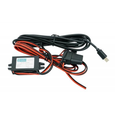 19161 adaptador e inversor de corriente Interior 24 W Negro, Rojo