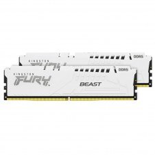 KIT MEMORIA RAM DIMM 64GB KINGSTON FURY BEAST BLANCO XMP (2X32) DDR5 5200MTS