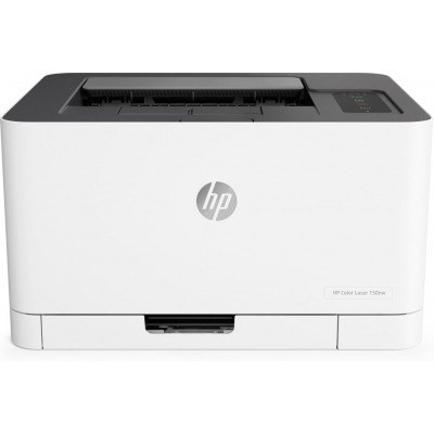 HP Color Laser 150nw - Impresora - color - laser - A4/Legal - 600 x 600 ppp 4 ppm (color) - hasta 18 ppm - capacidad: 150 hojas - USB 2.0, LAN, Wi-Fi(n)