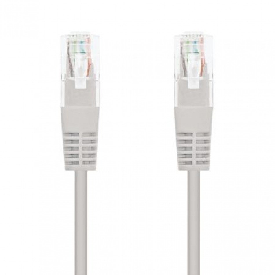 Cable de Red RJ45 UTP Nanocable 10.20.0410 Cat.6/ 10m/ Gris