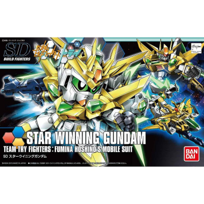 Maqueta bandai hobby mobile suit gundam fighters try sdbf star winning gundam