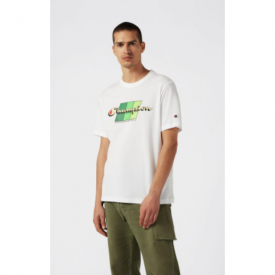 Camiseta CHAMPION SS TEE 221219 WHT Blanco