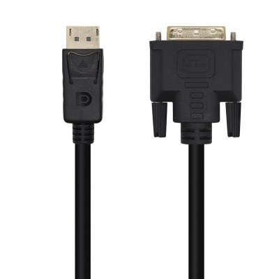 Aisens - Cable Conversor Displayport A Dvi, Dp/M-Dvi/M, Negro, 3.0M
