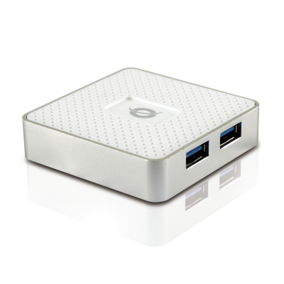 HUBBIES03W USB 3.2 Gen 1 (3.1 Gen 1) Type-A 5000 Mbit/s Blanco