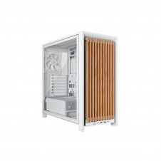 Corsair FRAME 4000D WOOD RS Midi Tower Madera, Blanco