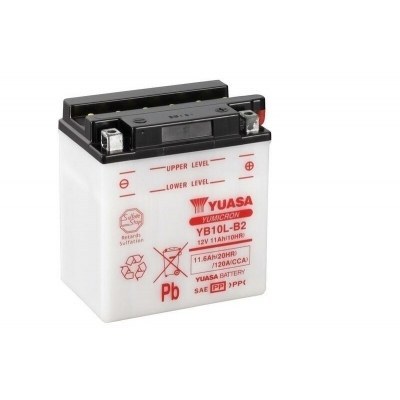 Yuasa battery YB10L-B2 Combipack (con electrolito) YB10L-B2