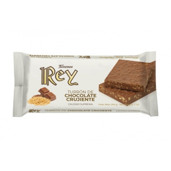 Turrón Rey Chocolate Crujiente 200Grs