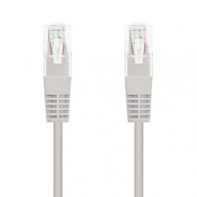 Cable de Red RJ45 UTP Nanocable 10.20.0103 Cat.5e/ 3m/ Gris