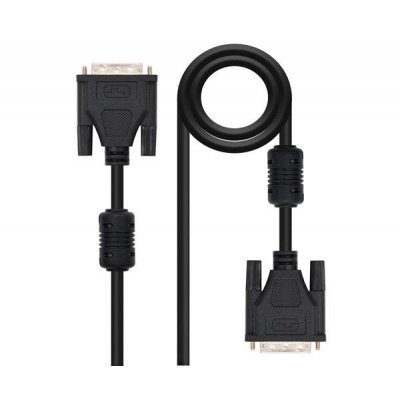 Cable DVI Aisens A117-0086/ DVI-D Macho - DVI-D Macho/ 1.8m/ Negro